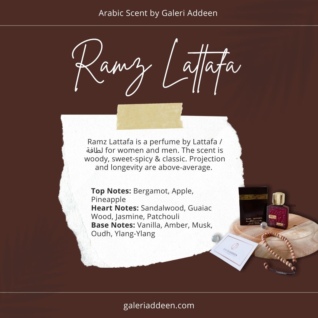 minyak wangi arab ramz lattafa galeri addeen