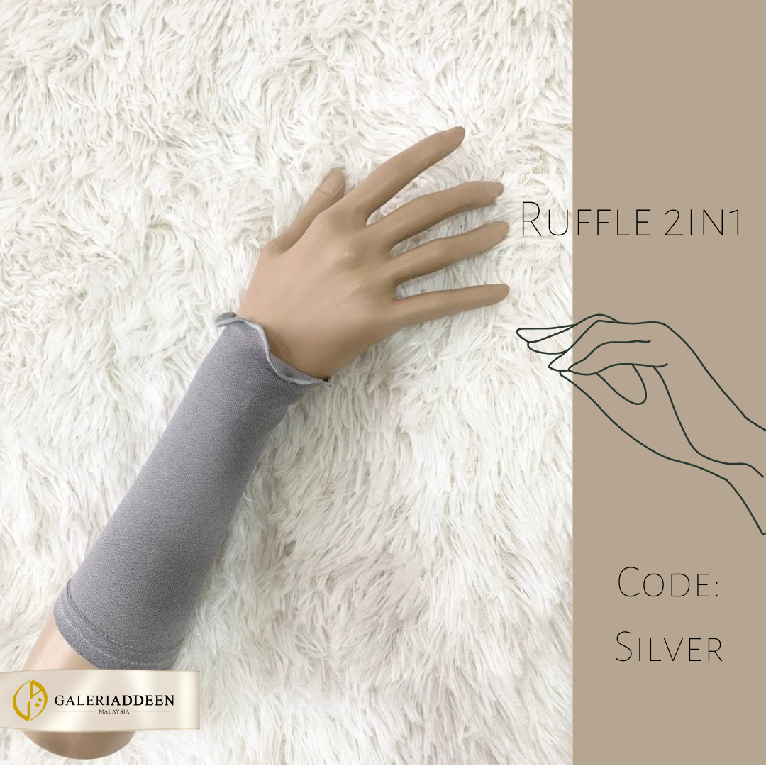 silver shortruffle_handsock_galeriaddeen