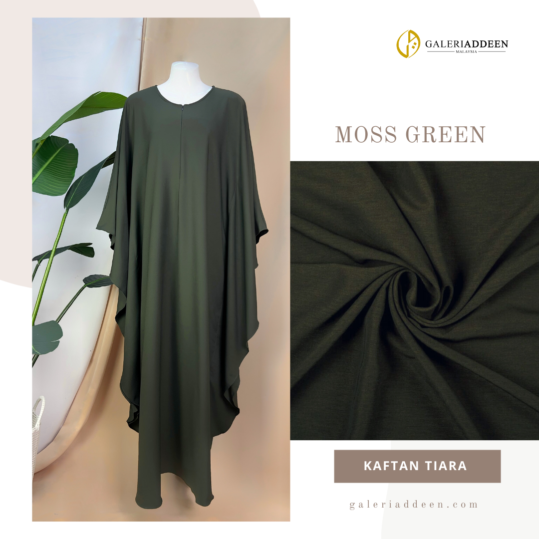 kaftan tiara moss green Galeri addeen kaftan tiara moss green_Galeri addeen