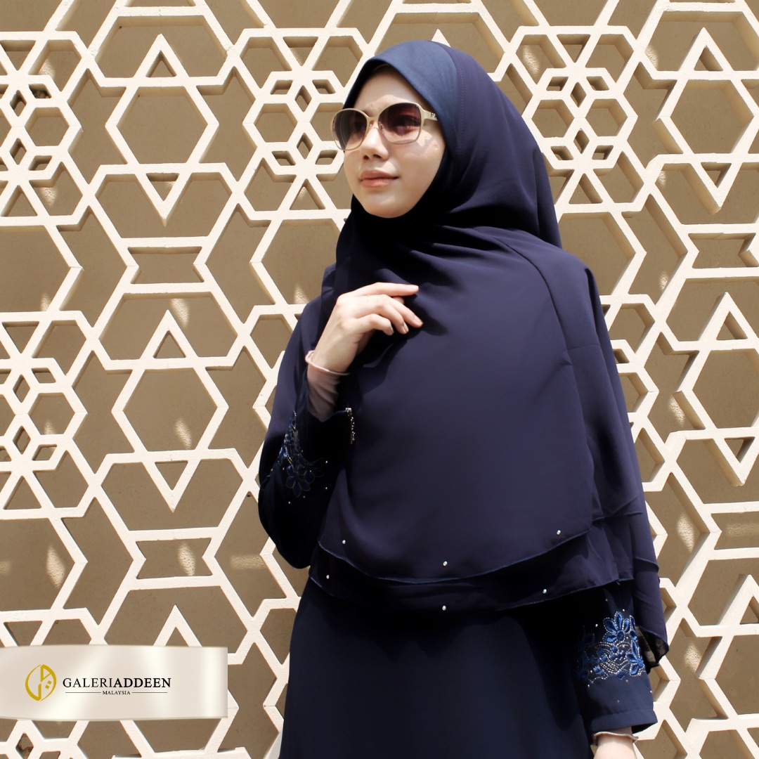 zahrah blue front half jubahseluarzahrah_bygaleriaddeen