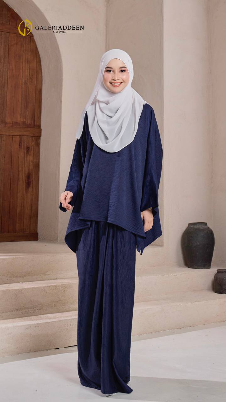 kurung elana navy blue full kurungelana_bygaleriaddeen