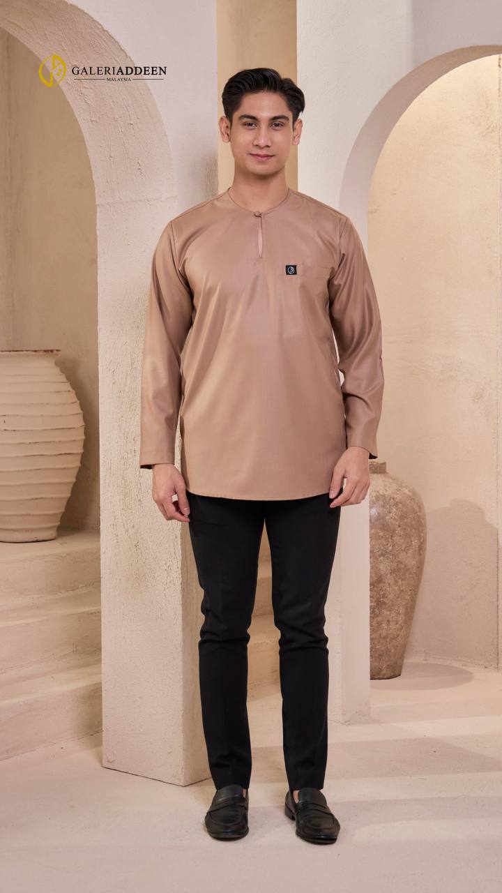 Kurta Ayden in mocha full kurta_bygaleriaddeen