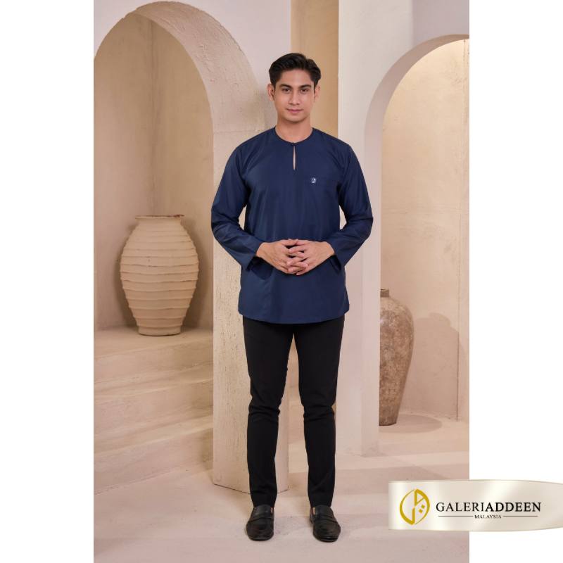 Kurta Ayden in navy blue cover kurta_bygaleriaddeen