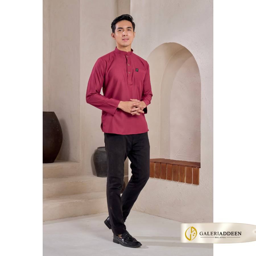 kurta emeer maroon cover kurtaemeer_bygaleriaddeen