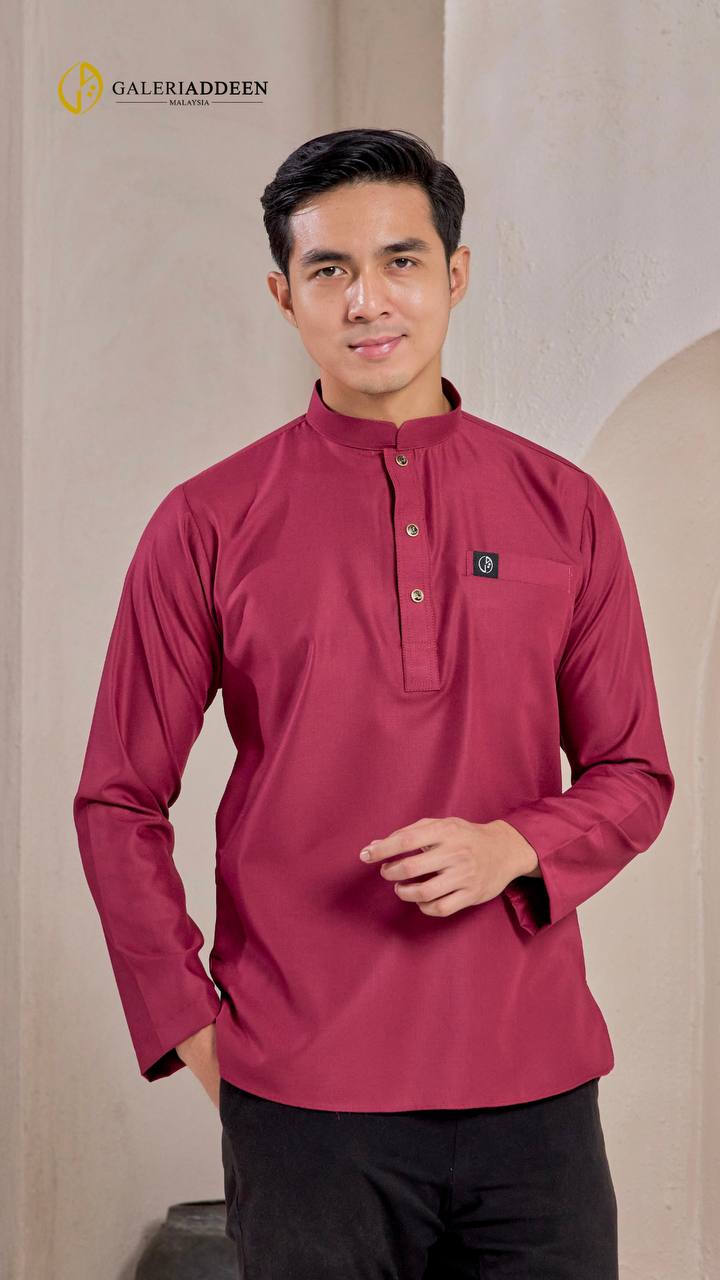 kurta emeer maroon full 2 kurtaemeer_bygaleriaddeen