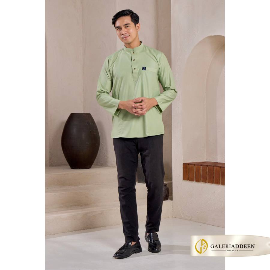 Kurta umair apple green cover kurtaumair_bygaleriaddeen