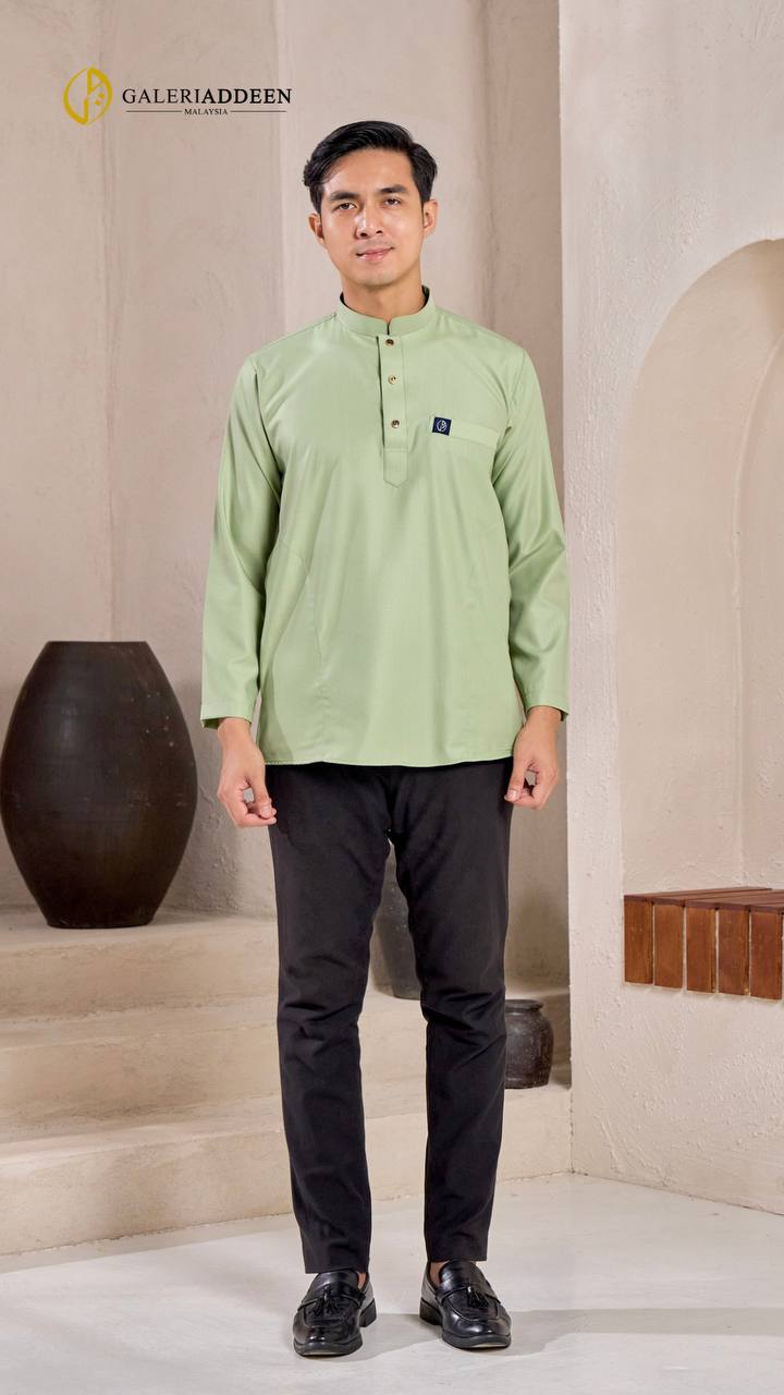 Kurta umair apple green full 1 kurtaumair_bygaleriaddeen