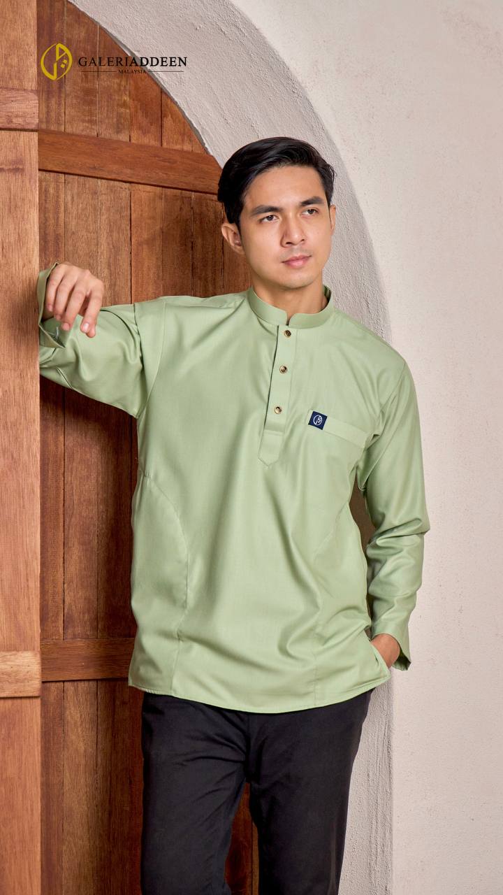 Kurta umair apple green full 2 kurtaumair_bygaleriaddeen