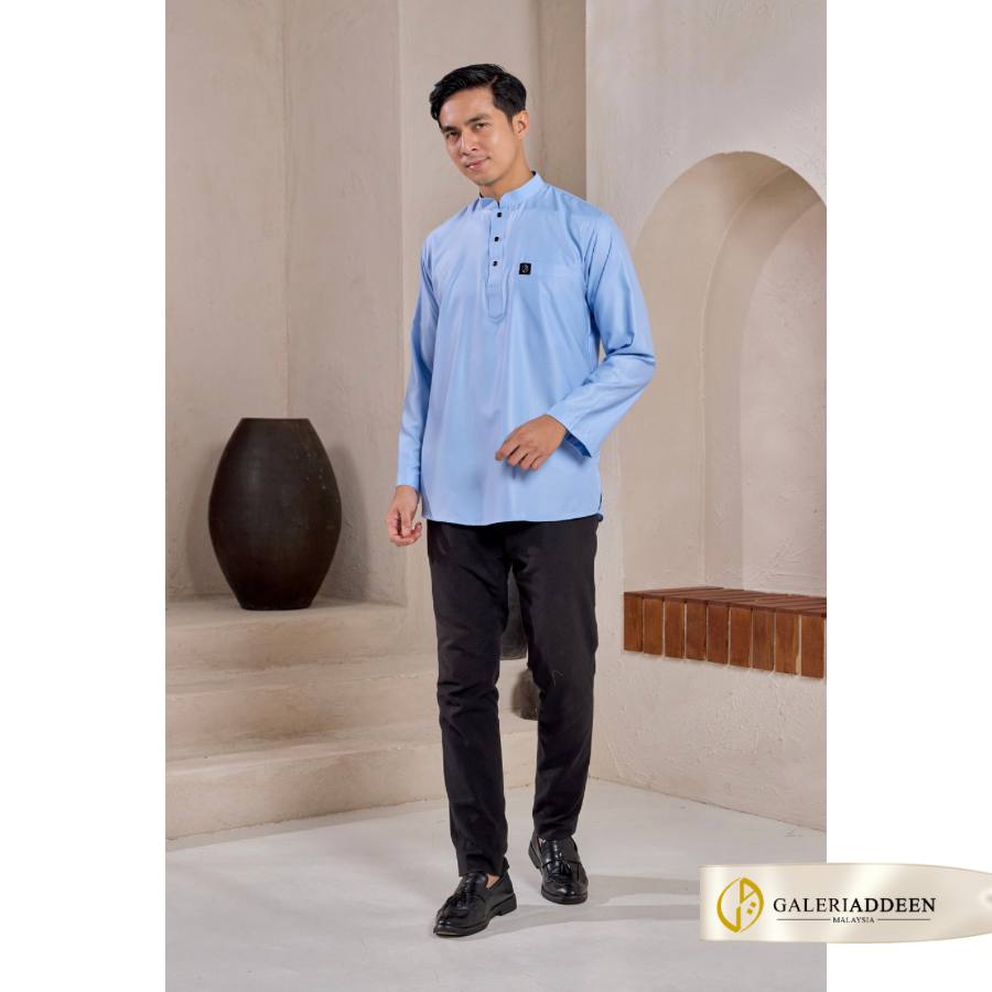Kurta umair baby blue cover kurtaumair_bygaleriaddeen