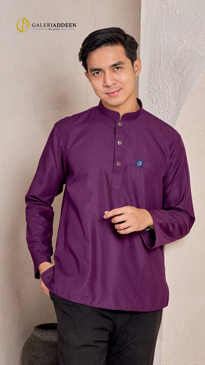 Kurta umair dark purple full 3 kurtaumair_bygaleriaddeen