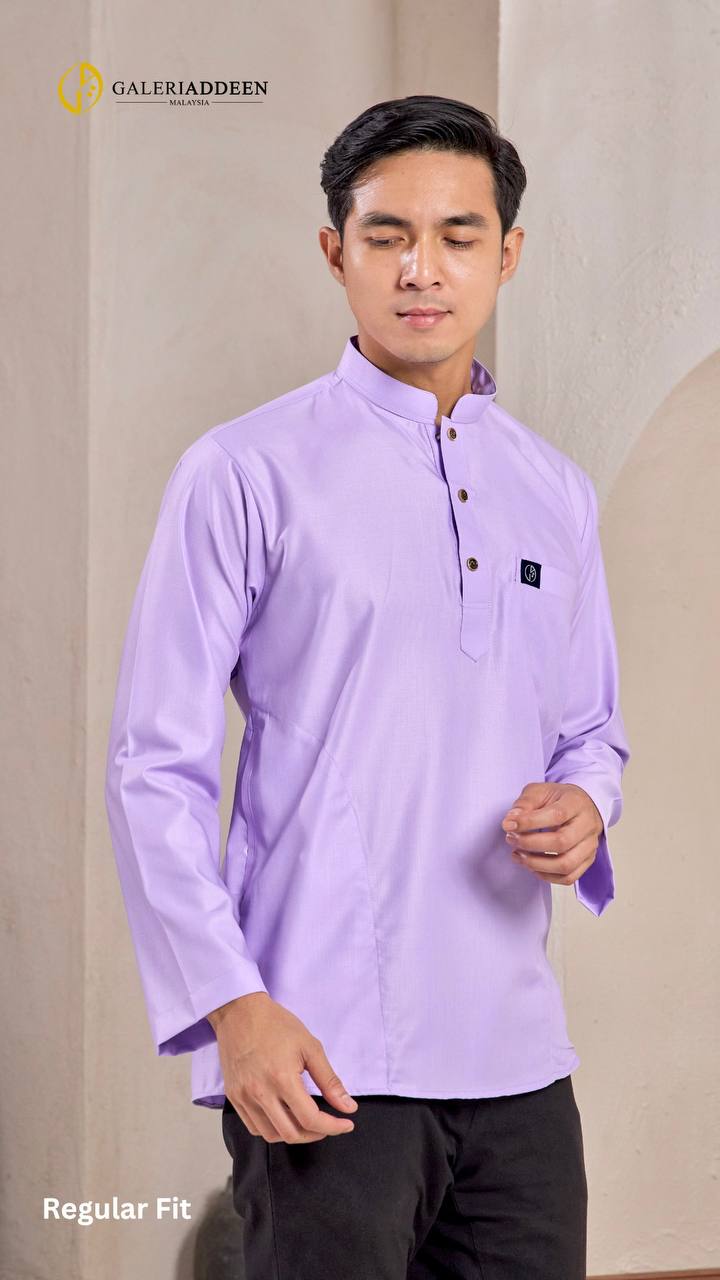 Kurta umair lilac regular fit kurtaumair_bygaleriaddeen