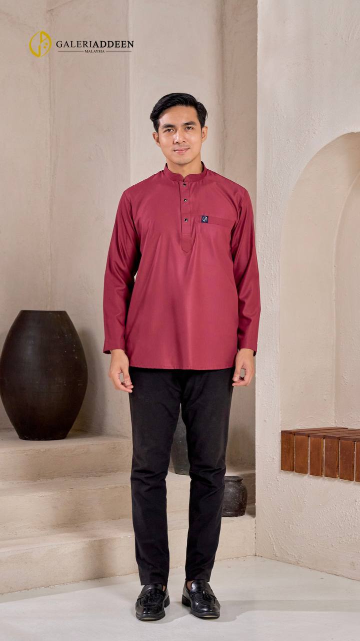 Kurta umair maroon full 1 kurtaumair_bygaleriaddeen