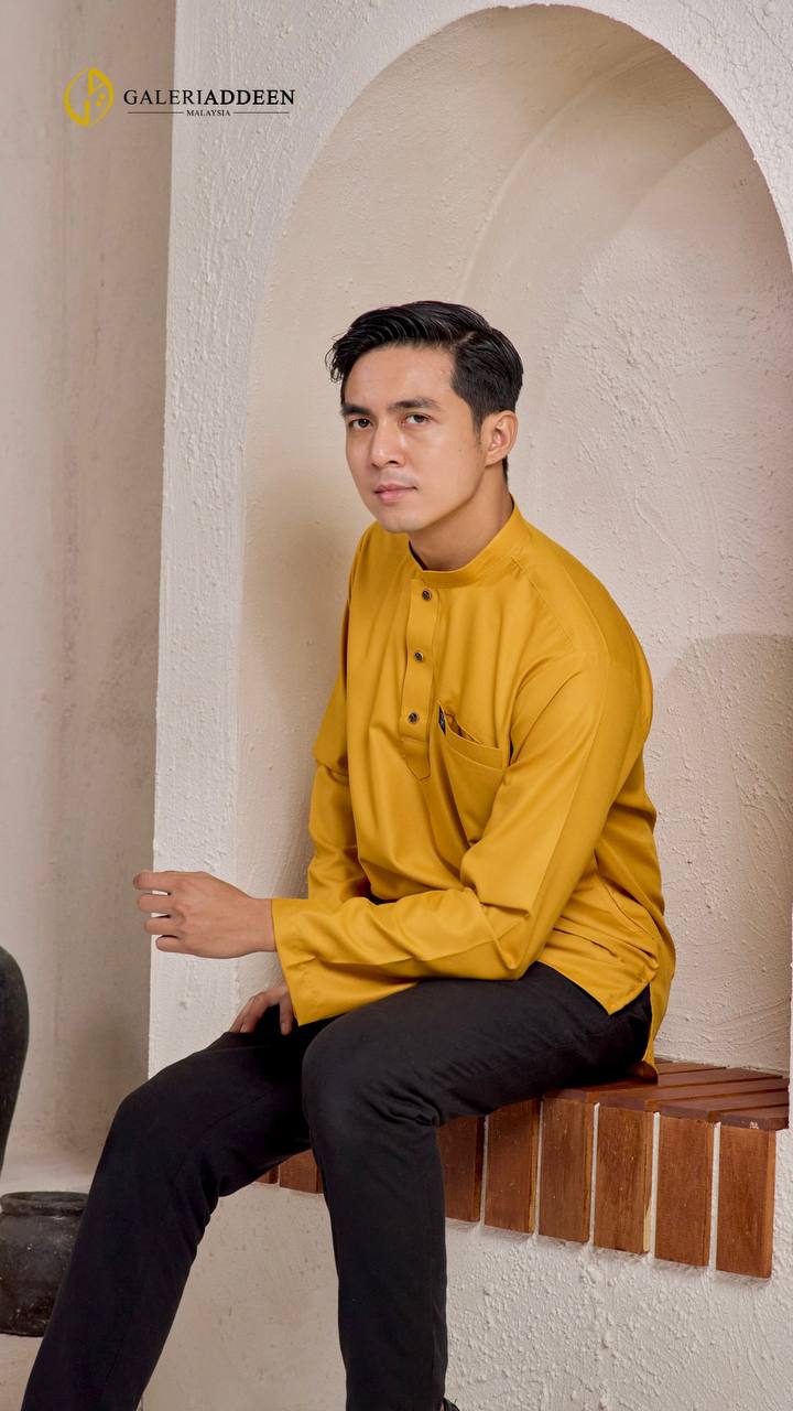Kurta umair mustard full 1 kurtaumair_bygaleriaddeen