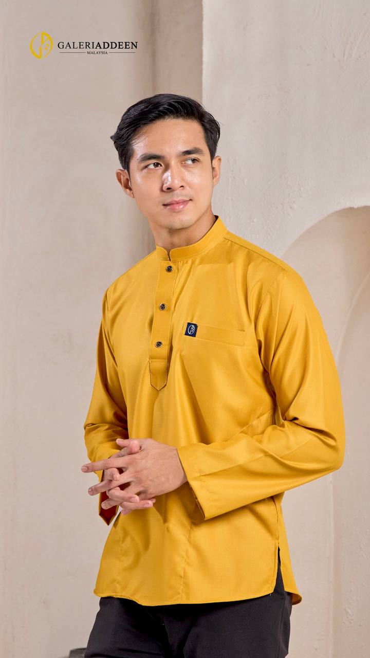 Kurta umair mustard full kurtaumair_bygaleriaddeen