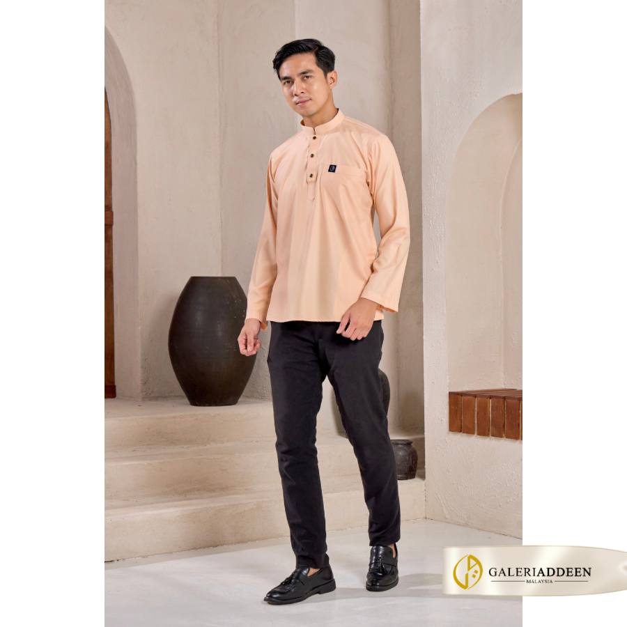 Kurta umair peach cover kurtaumair_bygaleriaddeen