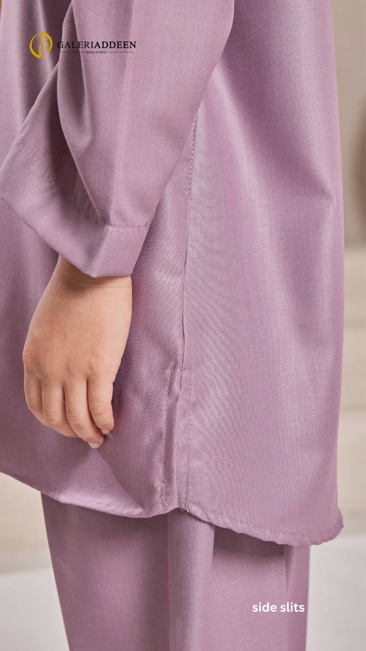 kurta yusuf in dusty purple side slits kurtayusuf_bygaleriaddeen