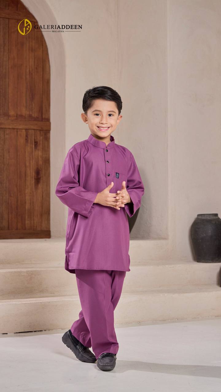 kurta yusuf in plum purple side 2 kurtayusuf_bygaleriaddeen