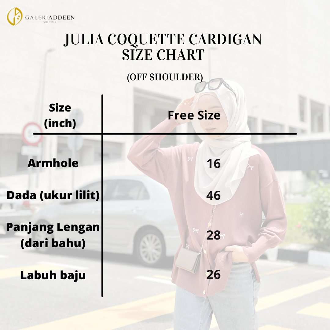 julia size chart
