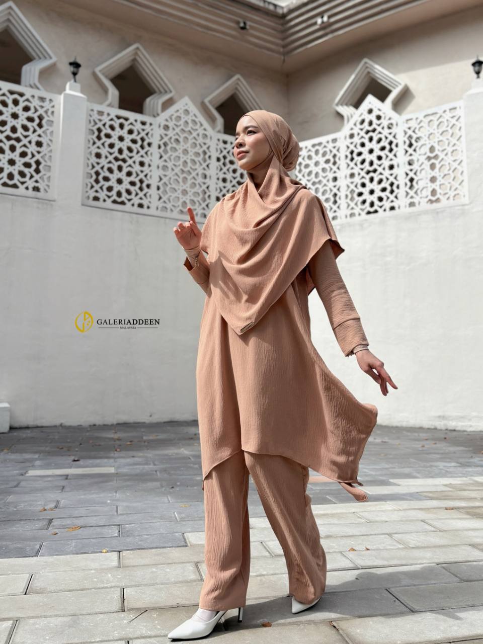 ilmira set light brown full ilmiraumrahset_bygaleriaddeen