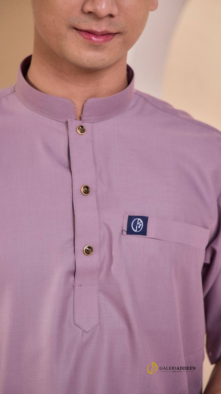 rizq 2.0 dusty purple button deets kurtarizq_bygaleriaddeen
