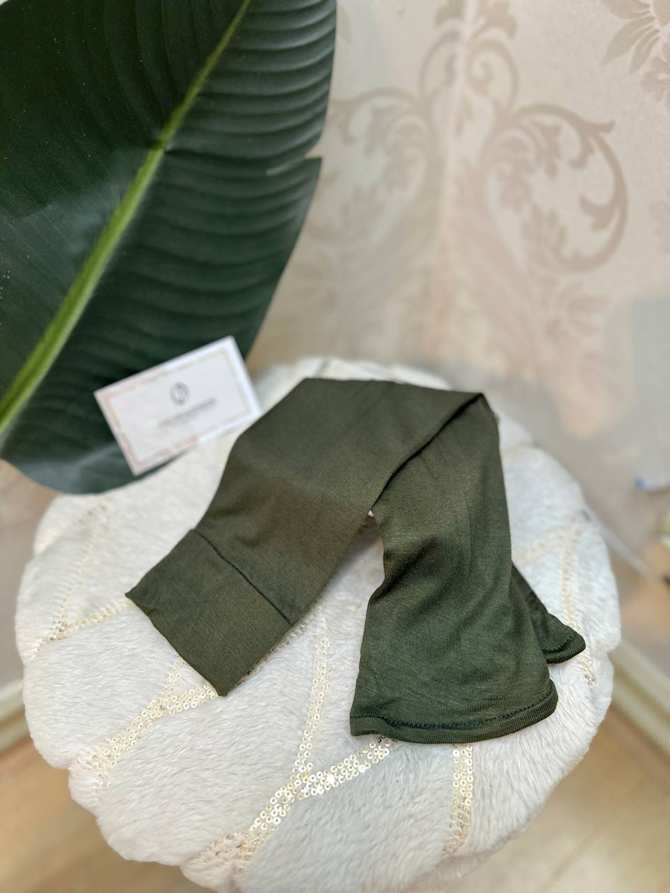 soft cotton moss green softcottonhandsock_bygaleriaddeen