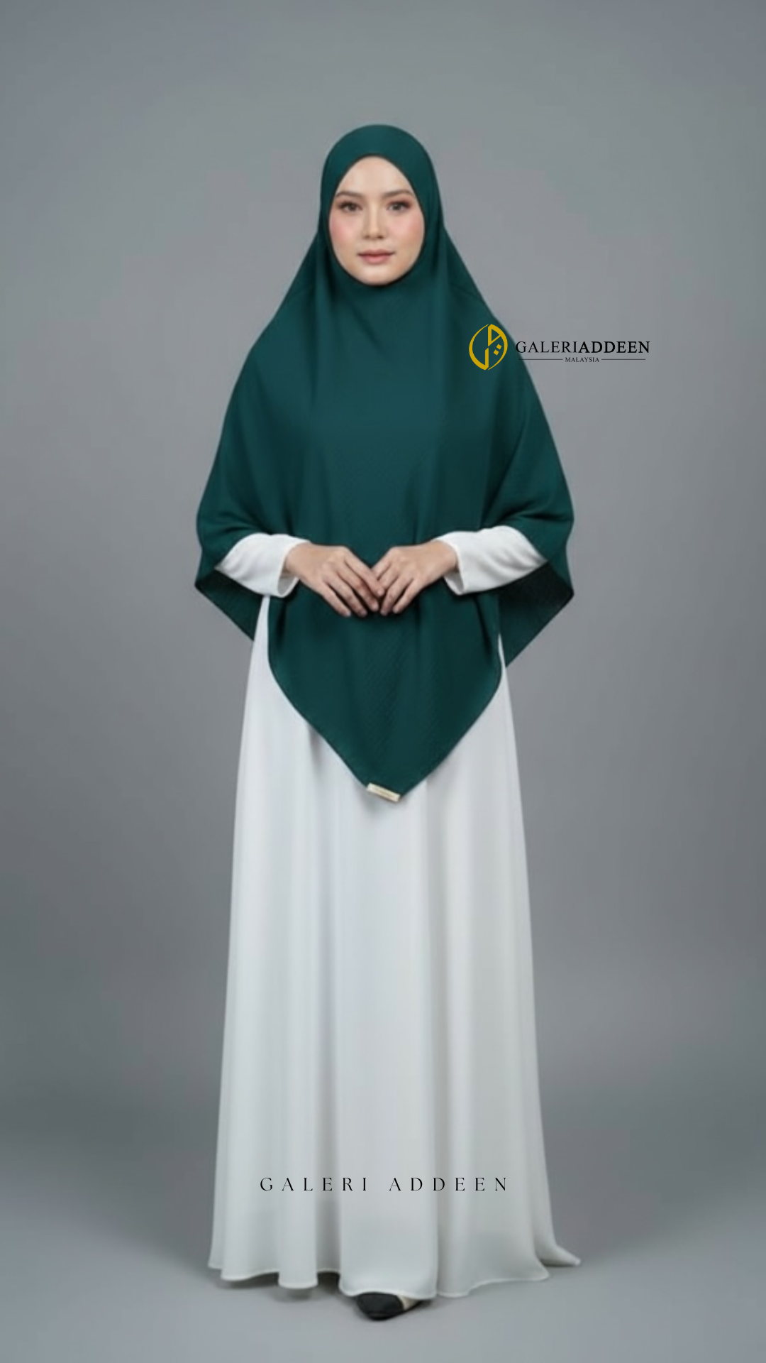 eliyah khimar full in emerald eliyahkhimarhajiumrah_bygaleriaddeen