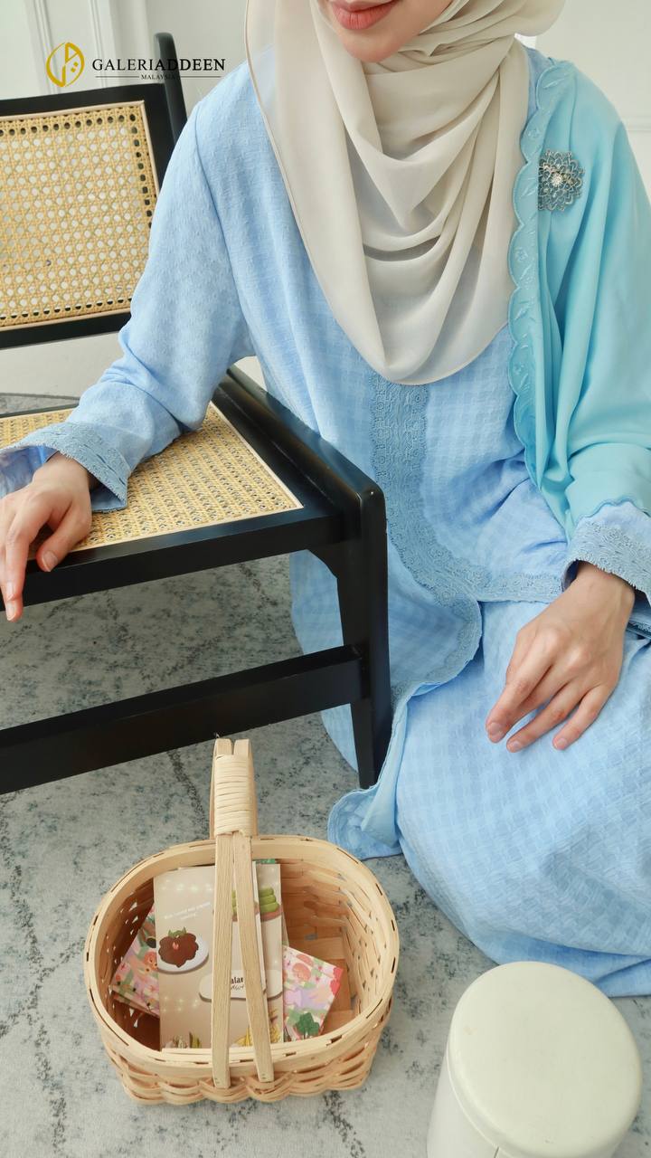 kirana kebaya in baby blue top details kiranamahligai_bygaleriaddeen