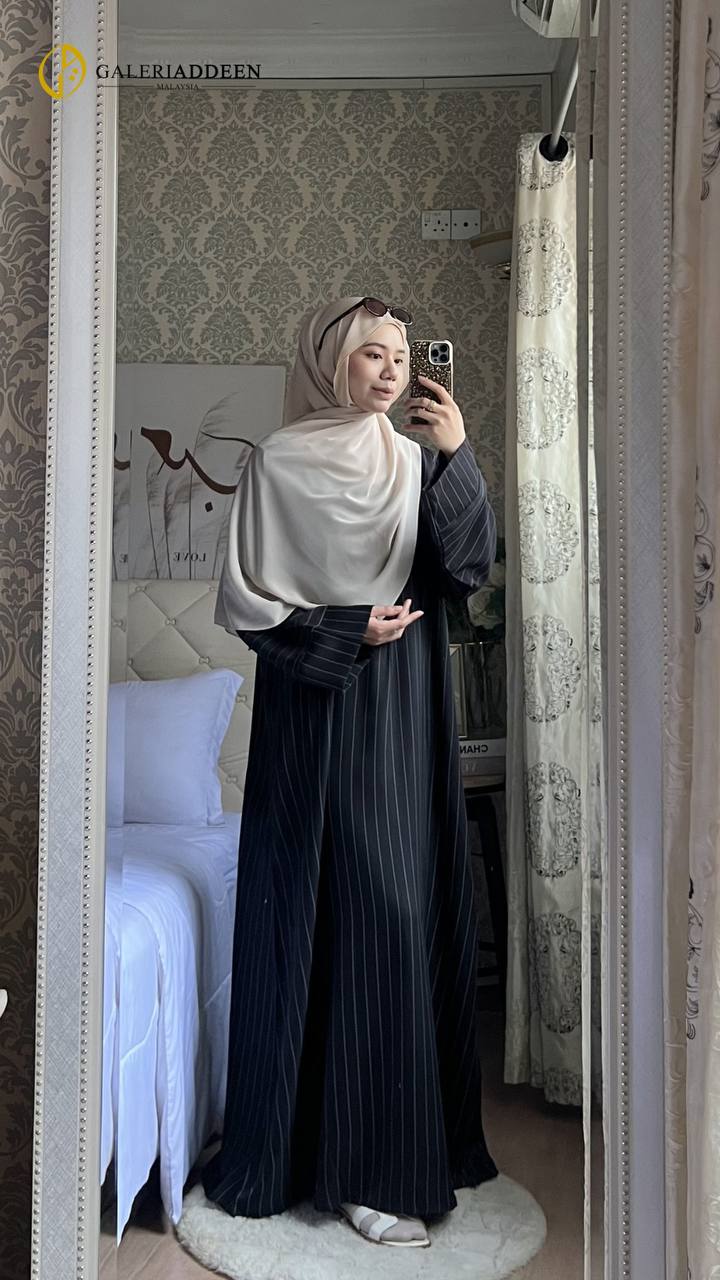 abaya salama majestic black full abayasalama_bygaleriaddeen