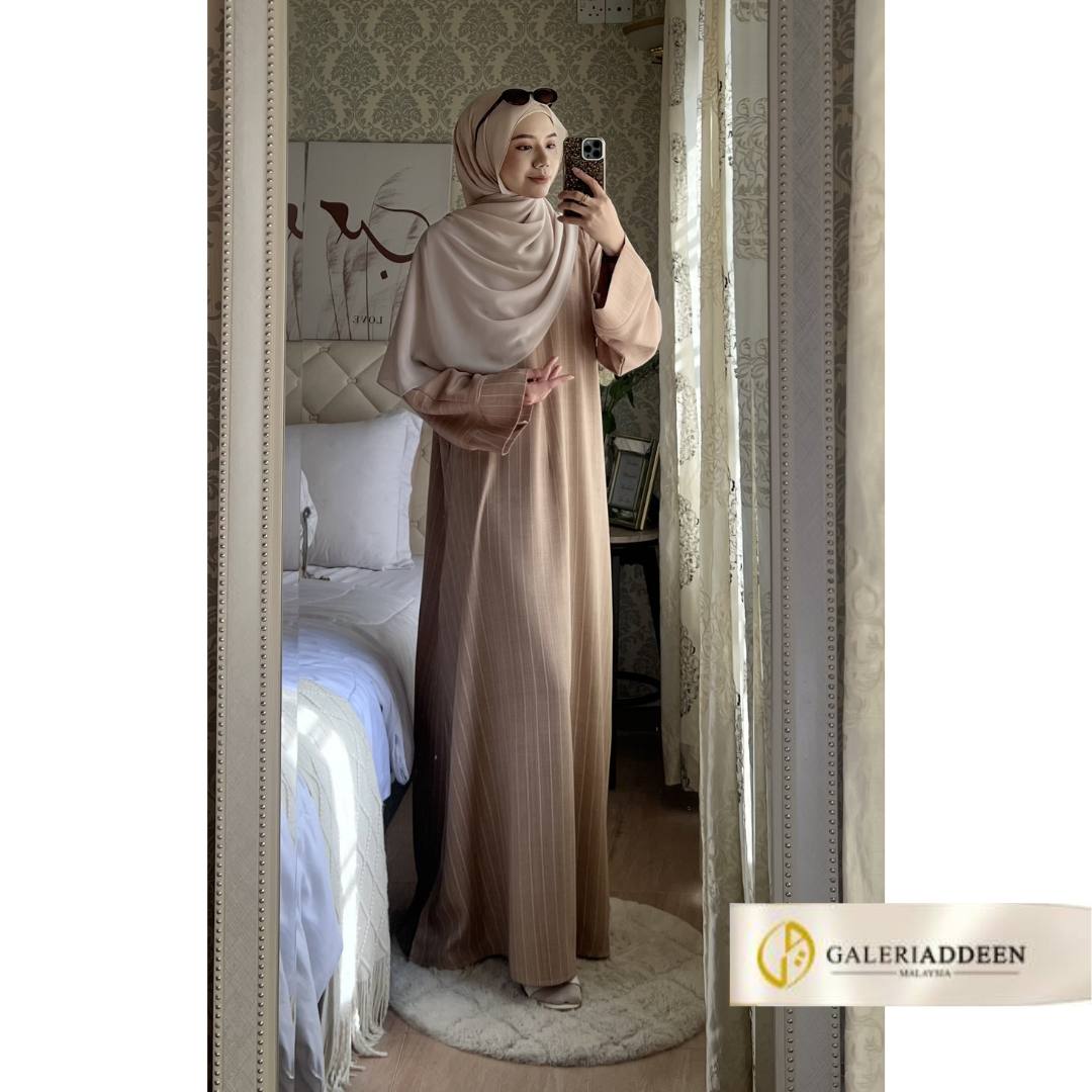 abaya salama sand beige cover