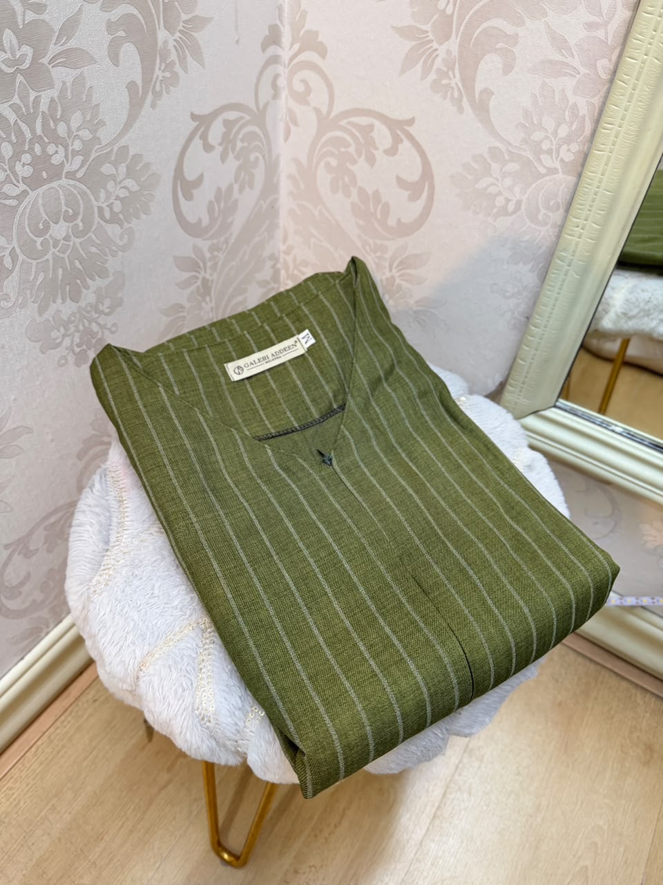 abaya salama olive green