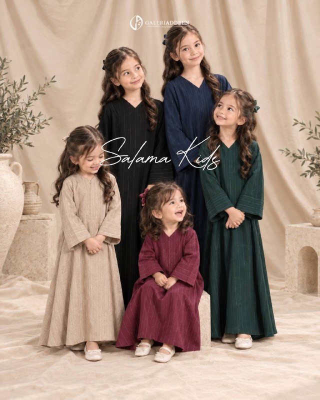 Abaya Salama Kids photoshoot