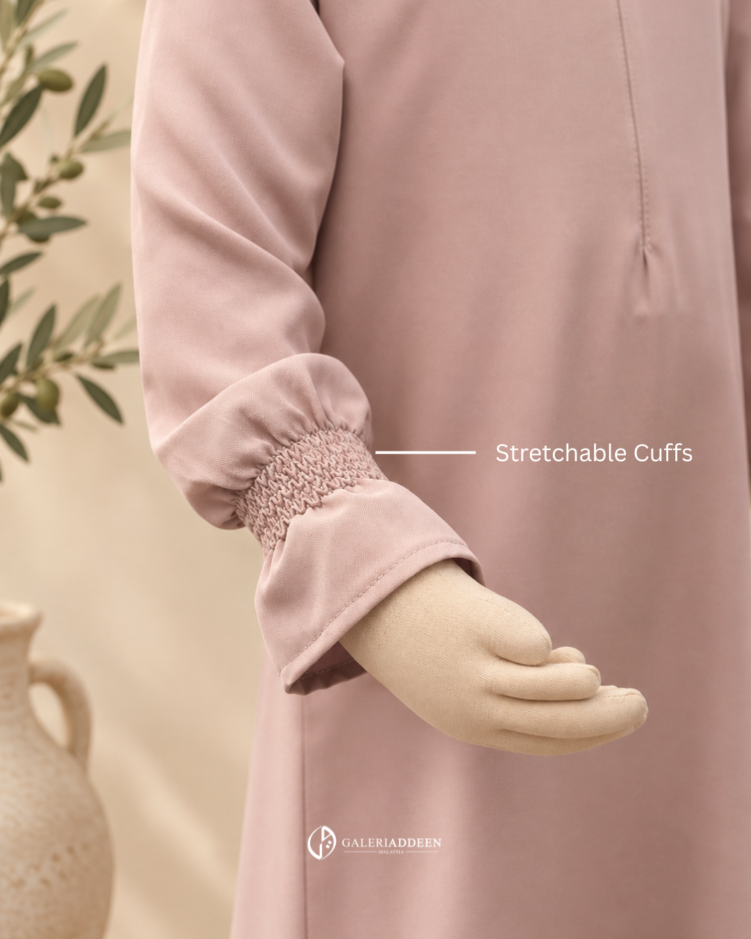 Issra Abaya Kids sleeves deets